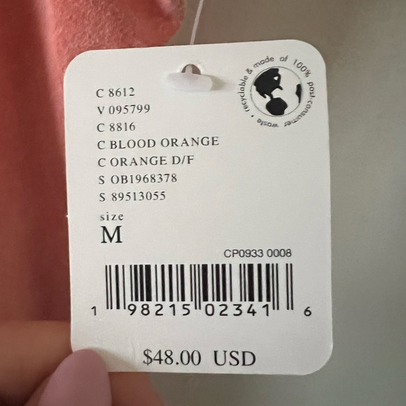 FP Movement By Free People Tank Top Medium Orange Women’s - Picture 3 of 5